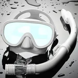 [셀러허브 스포츠레저]투사 레저용 마스크 스노클세트 J345069 운동 취미생활