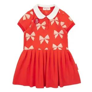 [베베드피노] BP52OD275 올오버 리본 베이비 피케 플리츠 원피스