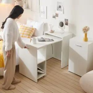 (착불) 듀얼 폴딩 책상 테이블 슬림형 1180