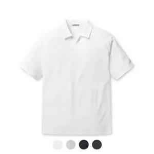 [폴햄] 남여공용 텍스처드 오픈카라 반팔티_PHE2TT3350