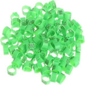 Taxiner 100Pcs 10mm 식별 링 캐리어 비둘기 훈련 용품 다리 번호 새 띠