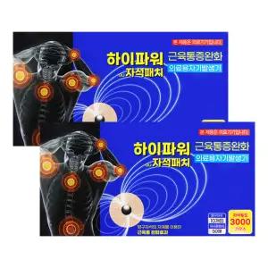 하이파워 다나 자석패치 3000가우스 2개 동전 파스 근육통