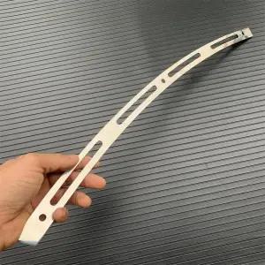 호환   CNC 크롬 Batwing 페어 앞 유리 윈드 스크린 트림 Harley Touring Electra Street Tri Glide 1996-2