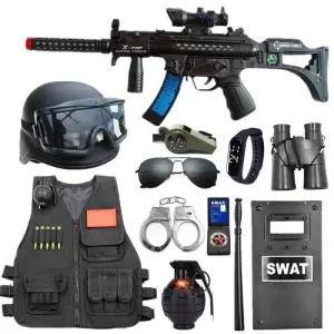특수부대 요원 코스튬 의상 세트 특공대 경찰 장난감 개