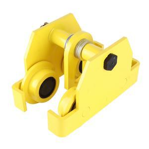 3톤 용량 수동 트롤리 중형 강철 I 빔 단일 트랙 크레인 리프트 10-14cm 너비 조정