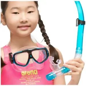 스노쿨링 마스크 세트 장비 아동 초딩 스노클링 프리다이빙 물안경 MS-03