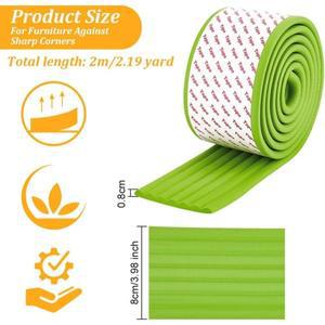 2.2 야드 녹색 이층 침대 사다리 패드 강력한 접착력을 지닌 부드러운 커버 3.1 인치 와이드 교체