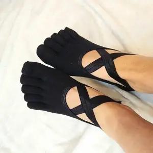 미끄럼 방지 X자 밴드 발가락 양말 5켤레