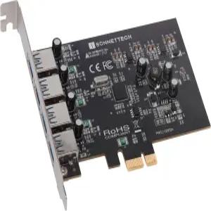Allegro 타입 A USB 3.2 3.0 PCIe 4포트 카드(Mac 및 Windows 호환)