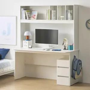 E0자재 HM2213 오픈 책장 범퍼 엣지 초등학생 책상 세트 1400