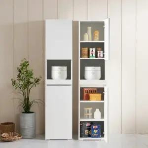 아든 1800 광폭 주방 400 틈새 오픈형 수납장 NDD180