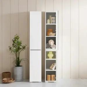 아든 1800 광폭 주방 300 틈새 도어형 수납장 NDD182