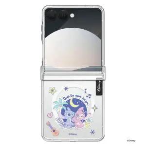 모란카노 디즈니 스티치 크리스탈 맥세이프 갤럭시Z플립 케이스