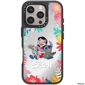 모란카노 디즈니 스티치 힐링네츄럴 미러 범퍼 아이폰 케이스