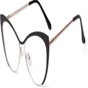 여성용 KFPH 패션 캣 블루라이트 안경 가짜 게임용 컴퓨터 금속 프레임 차단 귀여운