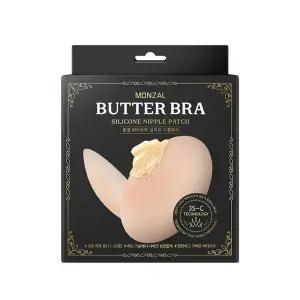 몽잘 버터브라 실리콘 여자 니플 패치 밴드 여성 누드브라 매너 유두 젖꼭지 가리개 커버 8.5cm 2P , 2개