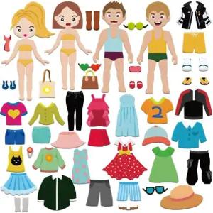 BEUNITONE 47개 펠트 플란넬 보드 이야기 세트 드레스 미 업 재미있는 교실 학습 활동 유치원 DIY 공예를