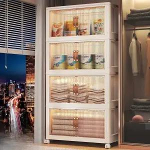 폴딩 수납장 보관함 도어 다용도 트레이 다용도실