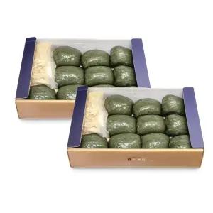 말랑말랑 물방울떡 쑥 인절미 리만월 디저트 1kg 2박스 총 2kg