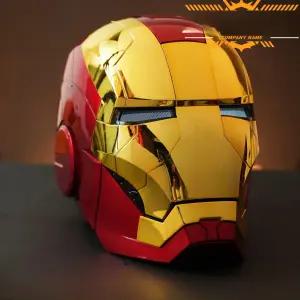 아이언맨헬멧 어벤져스 할로윈 코스프레 LED 웨어러블 자동 마스크 MK5 전동 어린이용