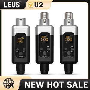 LEUS U2 UHF 무선 마이크 변환기 XLR 송신기/수신기 다이나믹/콘덴서 시스템
