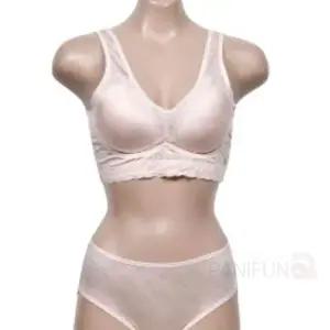 [라일리여성언더웨어] Rly 노와이어 런닝형 인견 브라팬티세트 브래지어세트