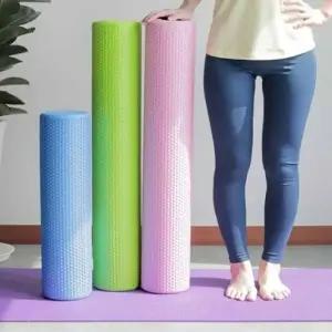 (옵션 폼롤러90cm(색상랜덤))eva 폼롤러 90cm EVA폼롤러 홈케어폼롤러