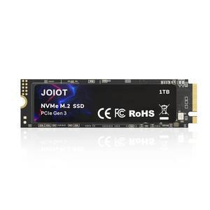 JOIOT 1TB SSD PCle 3.0x4, NVMe M.2 2280, 내장 솔리드 스테이트 드라이브, 최대 3500MB/s, PC, 노트북, 게임용 스토리지, V-낸드 테크놀로지, 속도, 블랙