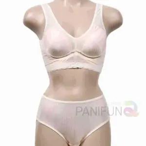 [라일리여성언더웨어] Rly 인견 노와이어 런닝브라팬티세트 여성브라 여자여름