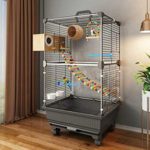 새장 앵무새 케이지 대형새장 앵무새케이지 대형 A421 빌라 호피 연철 회색앵무 소형