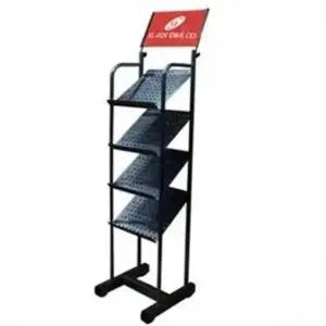 카다로그 스탠드 A4 4단 철제잡지대 철제랙