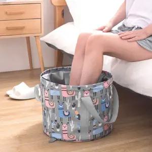 접이식 족욕기 캠핑 물통 족욕통 mjC4+6rsu