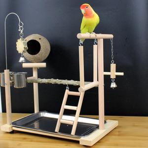 둥지 스탠드 폴대 버드링 앵무새 조류용품 5호 앵무새놀이터 2단 스텐드 XS
