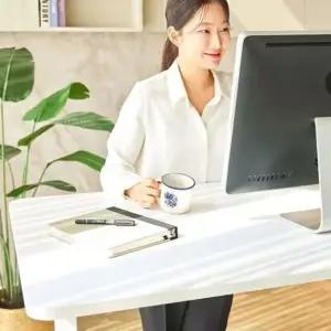 롱코 듀얼모터 높이조절 책상 모션데스크 스탠딩 전동책상 라운딩 2step 1200