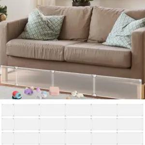 투안세 3세트 반려동물용 침대 차단기 장난감 가구용 소파 범퍼 반려동물 이동 설치가 간편하고 길이