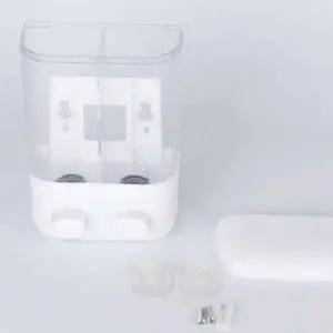 (옵션 회이트)무타공 욕실 디스펜서 바디워시통 샴푸디스펜서