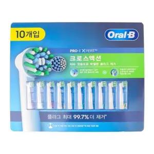 오랄비 크로스액션 전동칫솔용 리필모 10개입_24674638