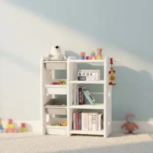 미루 위드맘 책장 정리함 (WB8) 수납형 교구함 책꽂이 진열장 레고박스 아이방 꾸미기