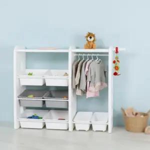 미루 위드맘 행거 정리함 (WH3) 유아옷장 장난감 수납형 바구니 옷걸이 아이방 가구