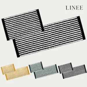 리네 터프팅 워셔블 발매트 2종세트(M+L)