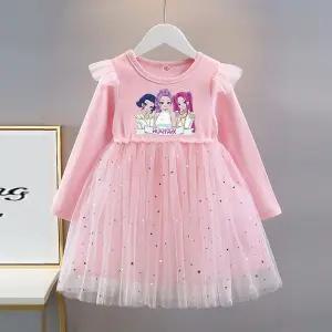 케이팝 데몬헌터스 드레스 원피스 루미 미라 키즈 어린이 이벤트 여름 코스프레 오버핏