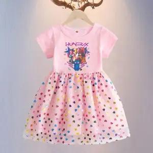 케이팝 데몬헌터스 드레스 원피스 미라 코스프레 여름 조이 코스튬 반팔 루미 오버핏