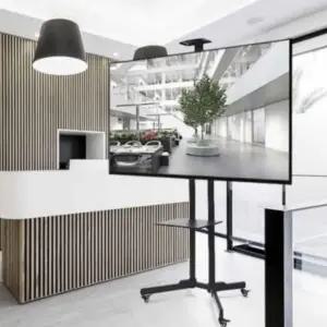 70인치 대형 조절 거치대 이동식 높이 TV