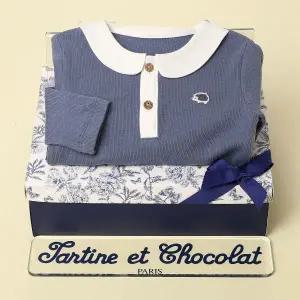 [롯데백화점]타티네쇼콜라 컬러바디슈트(출산50일백일돌선물)TNPMUS113B