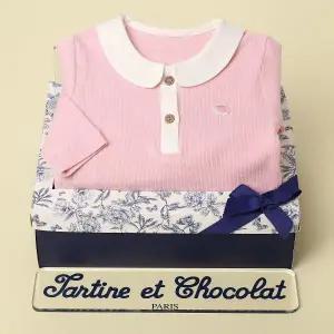 [롯데백화점]타티네쇼콜라 컬러바디슈트(출산50일백일돌선물)TNPMUS123P