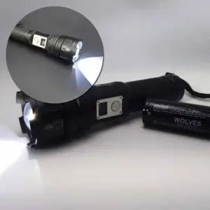 전술랜턴 오스람 LED B 군인 랜턴 26650 풀세트 N5652 30W