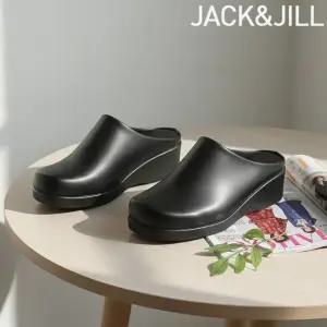 잭앤질 5cm 웨지힐 클로그 뮬슬리퍼(JA6232)