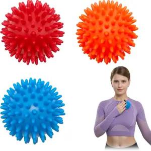 발바닥 근막염 근막 이완 지압 및 스트레스 를 위한 허리 발 손 근육 부드러운 스파이크 마사지 롤러용