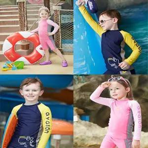 유아동 클래식 래쉬가드 상하세트 100 /어린이집 유치원 수영장회원 단체복