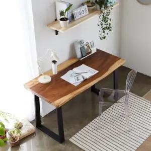 해찬솔 몽키포드 통원목 책상 테이블 1400_w700